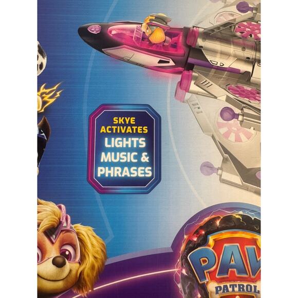PAW Patrol The Mighty Movie Skye Mighty Movie Jet Lights, Sounds & Action toy - Picture 4 of 6